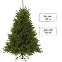 Фото Новогодняя искусственная литая сосна Triumph Tree Forest frosted 185 см Зеленая 0756770520339