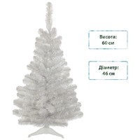 Фото Новогодняя искусственная сосна Triumph Tree Icelandic iridescent 60 см Белая 8711473013597