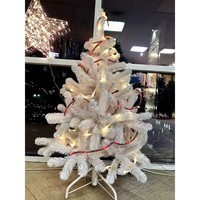 Новогодняя искусственная сосна Triumph Tree Icelandic iridescent 120 см Белая 8718861130430