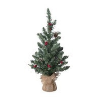 Фото Новогодняя искусственная литая сосна Triumph Tree Creston Frosted 60 см Зеленая 8718861153057