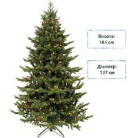 Фото Новогодняя елка искусственная литая Triumph Tree Sherwood deLuxe 185 см Зеленая 8712799343979