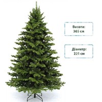 Фото Новогодняя елка искусственная литая Triumph Tree Sherwood de Luxe 365 см Зеленая 8717669150237