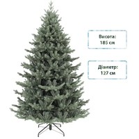 Фото Новогодняя елка искусственная литая Triumph Tree Sherwood de Luxe 185 см Голубая 8711473288612