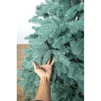 Новогодняя елка искусственная литая SIGA GROUP Ковалевская 210 см Голубая 4829221300210