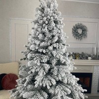 Фото Новогодняя искусственная сосна литая Смерека пласт Canadian 200 см Зеленая Pine Canadian (+snow) - 200