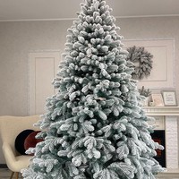 Фото Новогодняя елка искусственная литая Смерека пласт Elit 210 см Зеленая ELIT tree (+snow) - 210